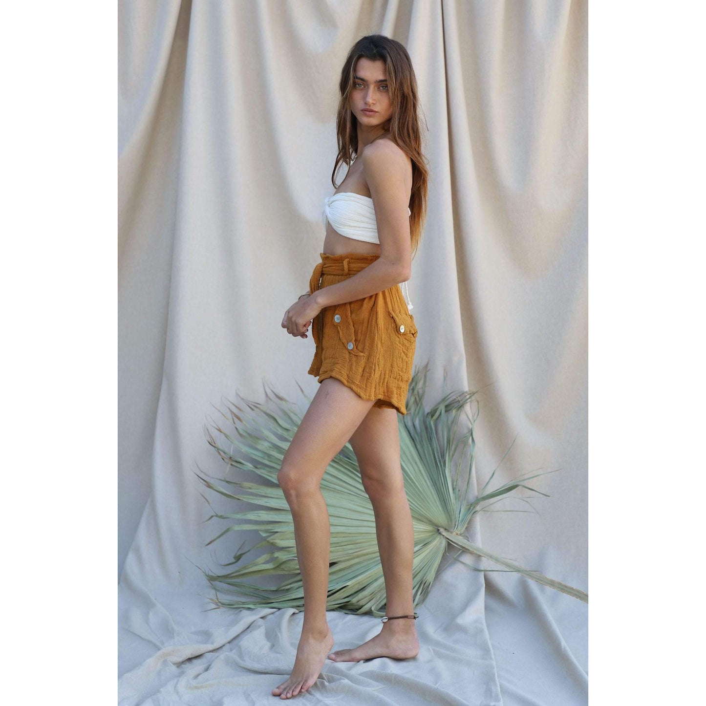 Jen's Pirate Booty Honolulu Shorts - Gauze Whiskey Jen's Pirate Booty Pisces Boutique