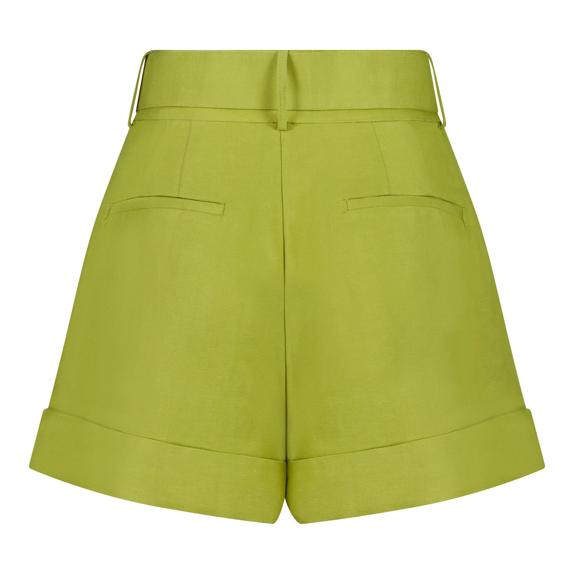 Oli & Kubo Tailored Shorts - Moss Green