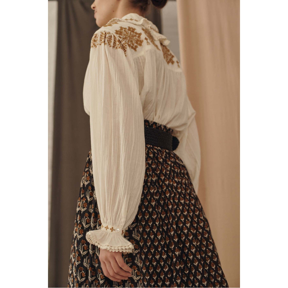 Louise Misha Jean Blouse - Cream