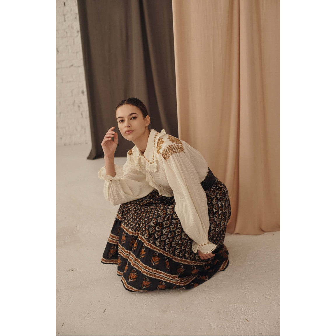 Louise Misha Jean Blouse - Cream