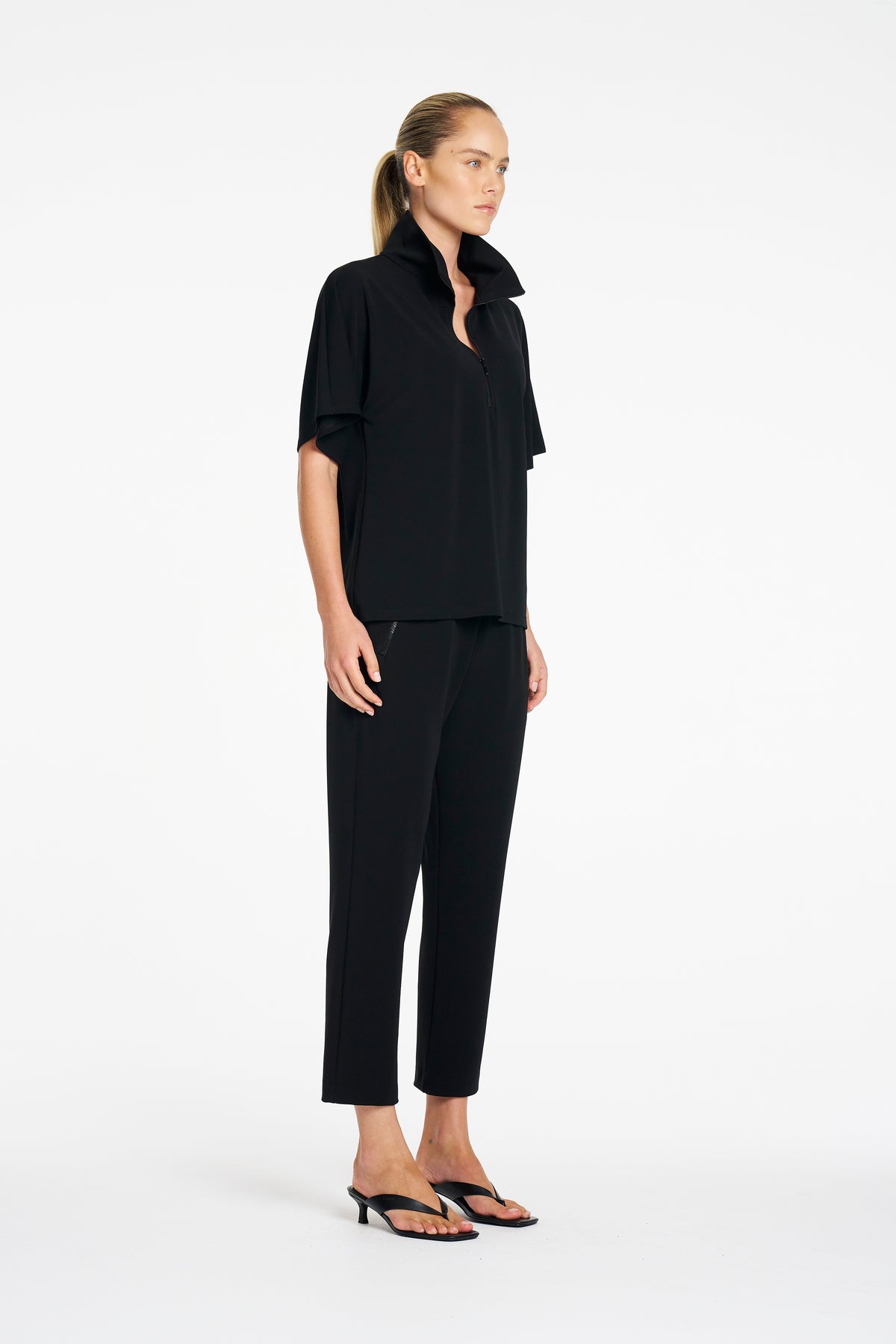 Mela Purdie Powder Zip Pant - Black  Mela Purdie Pisces Boutique