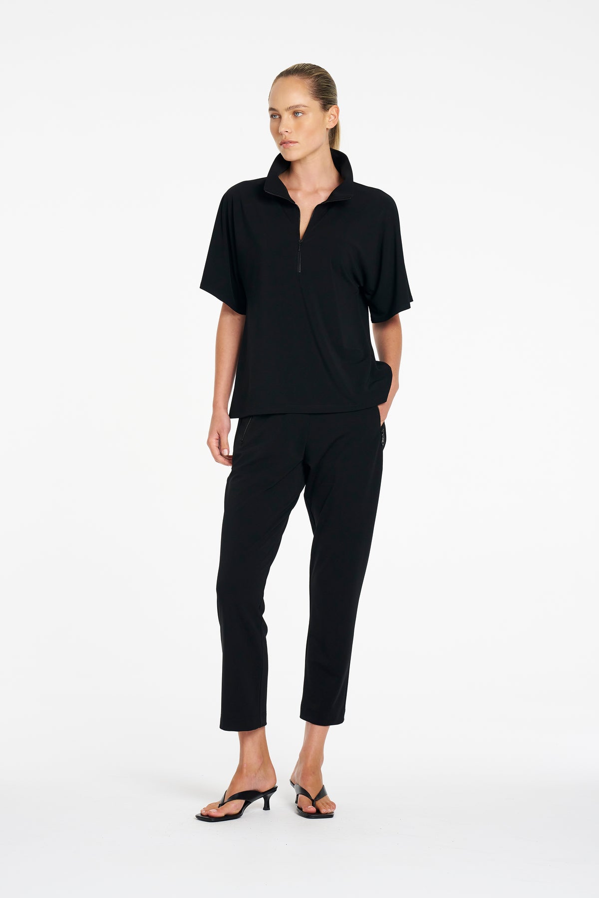Mela Purdie Powder Zip Pant - Black  Mela Purdie Pisces Boutique
