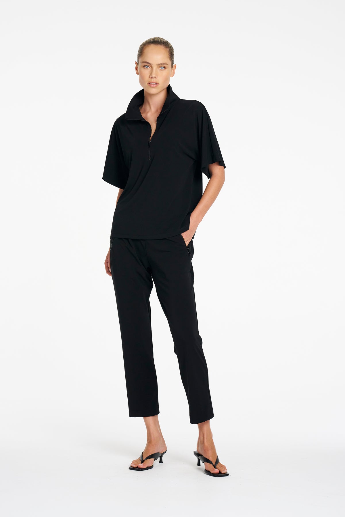 Mela Purdie Powder Zip Pant - Black  Mela Purdie Pisces Boutique