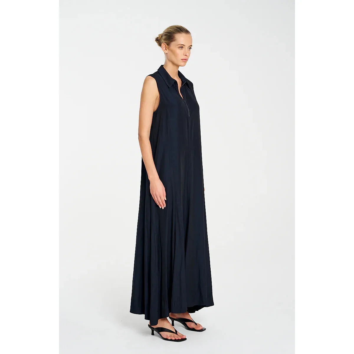 Mela Purdie Flip Maxi Dress - Black