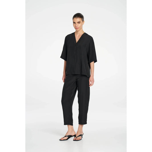 Mela Purdie Soft Zip Pant - Black  Mela Purdie Pisces Boutique