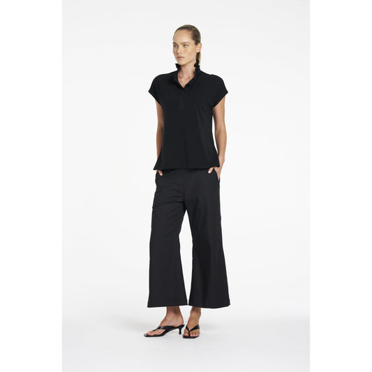Mela Purdie Zip Flute Top - Black  Mela Purdie Pisces Boutique