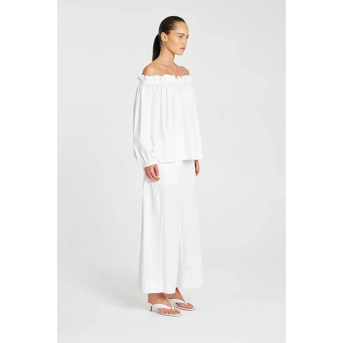 Mela Purdie Breeze Blouse - White  Mela Purdie Pisces Boutique