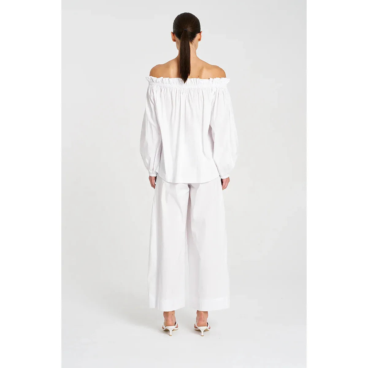 Mela Purdie Breeze Blouse - White  Mela Purdie Pisces Boutique