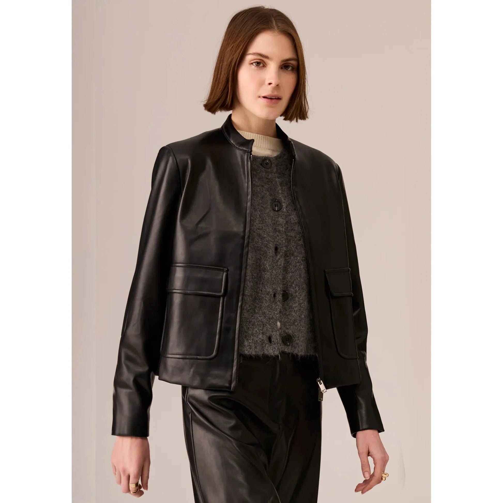 POL Haviland Cardigan - Charcoal  POL Pisces Boutique