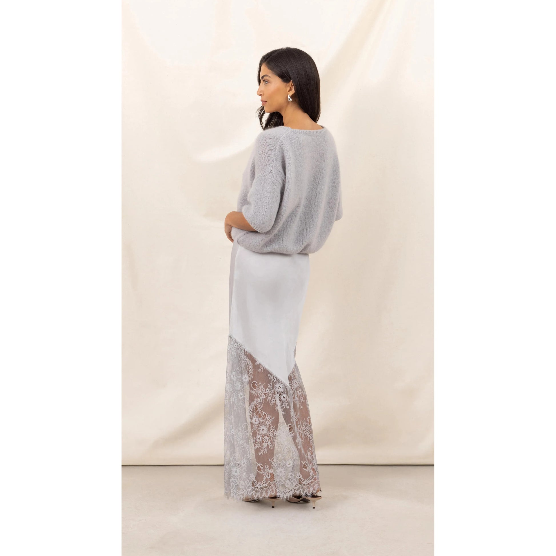 Charli london Emme Cardigan - Stone  Charli london Pisces Boutique