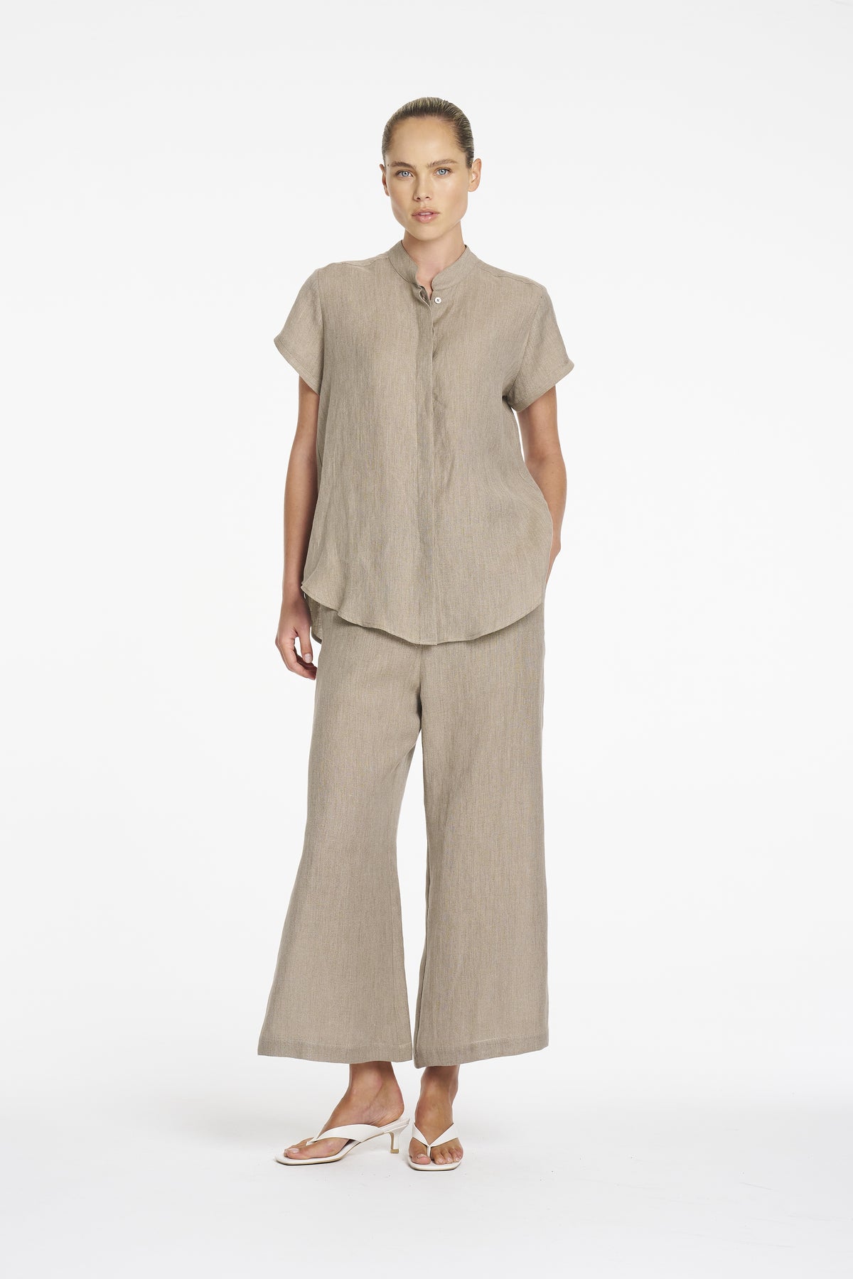 Mela Purdie Lino Pant - Stucco  Mela Purdie Pisces Boutique