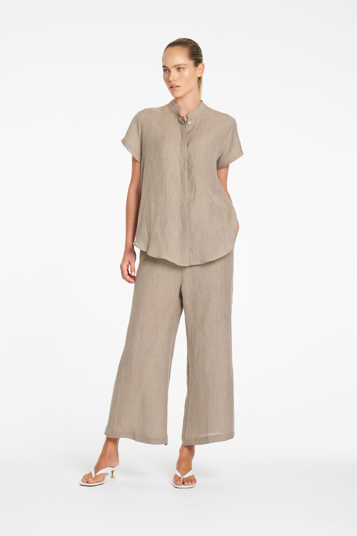 Mela Purdie Villa Overshirt - Stucco  Mela Purdie Pisces Boutique