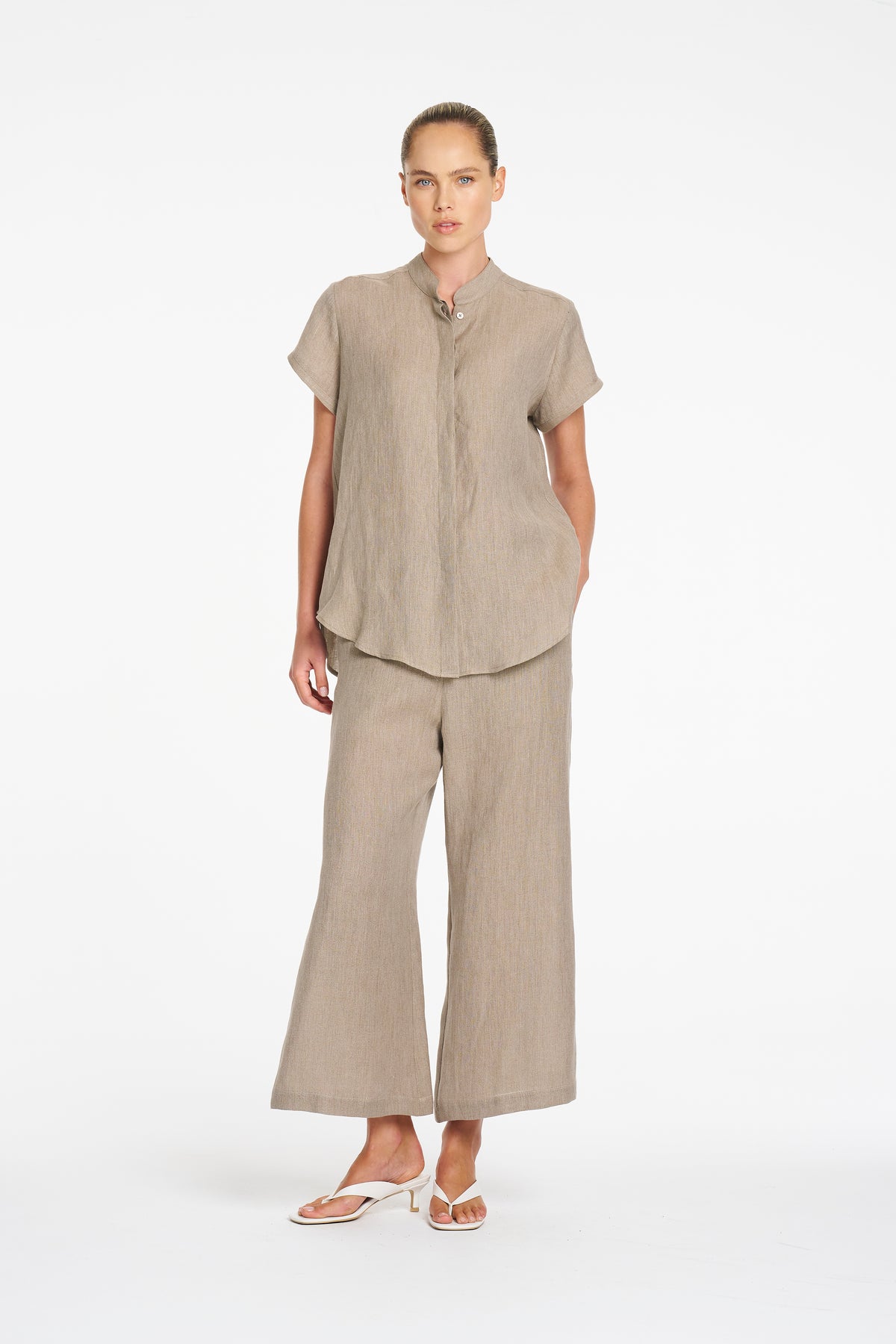 Mela Purdie Lino Pant - Stucco  Mela Purdie Pisces Boutique