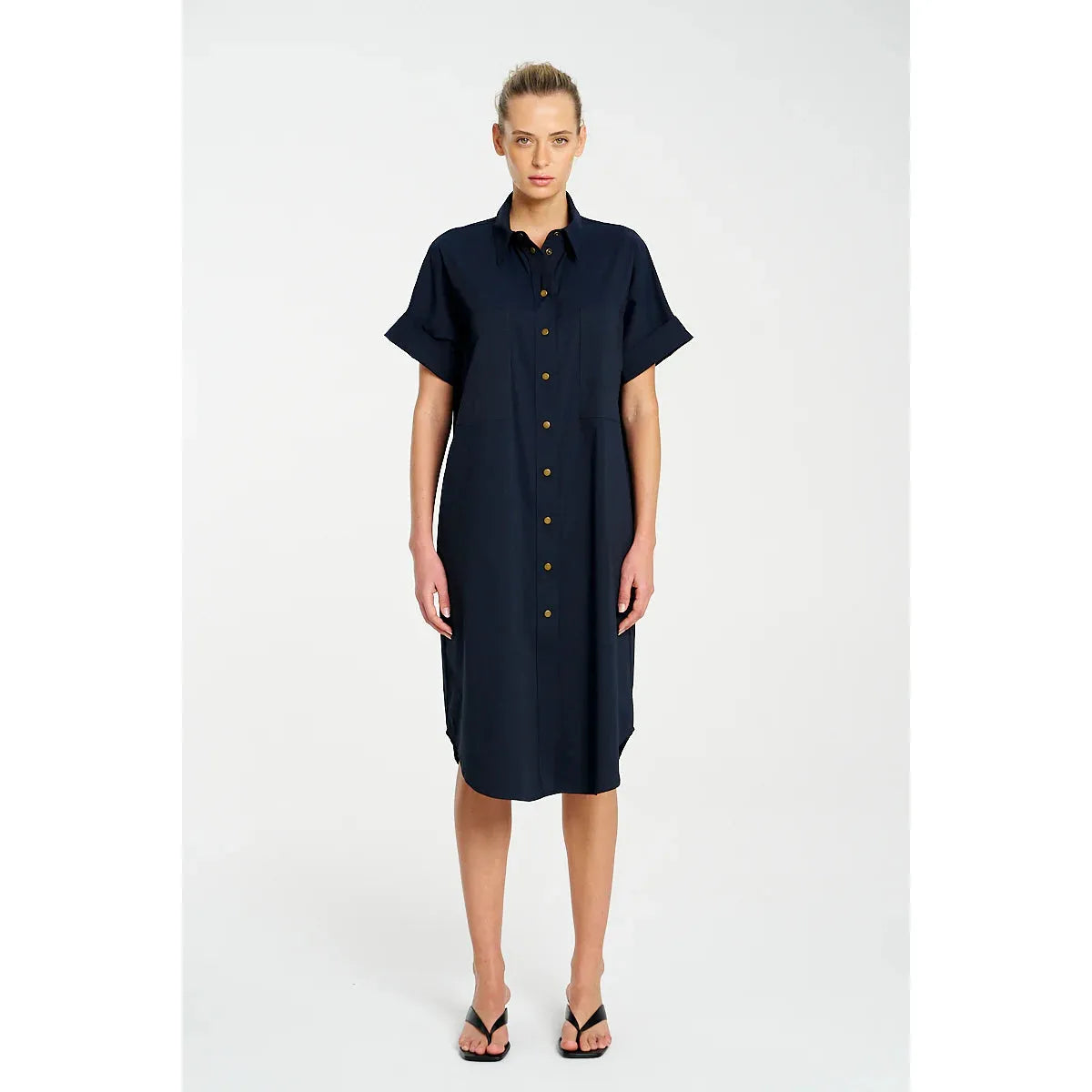 Mela Purdie Stud Shell Dress - Black