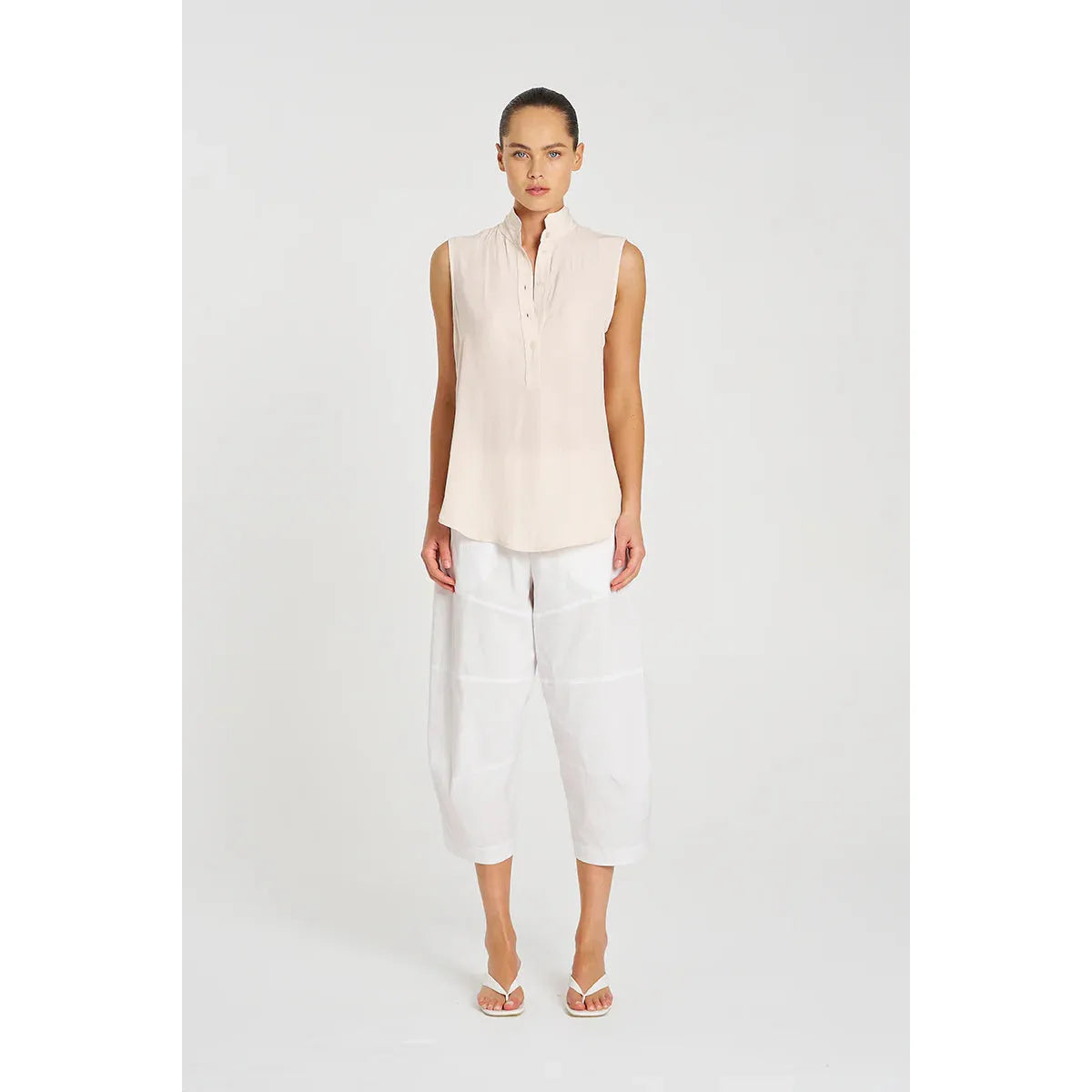 Mela Purdie Tab Slide Tank - Meringue  Mela Purdie Pisces Boutique