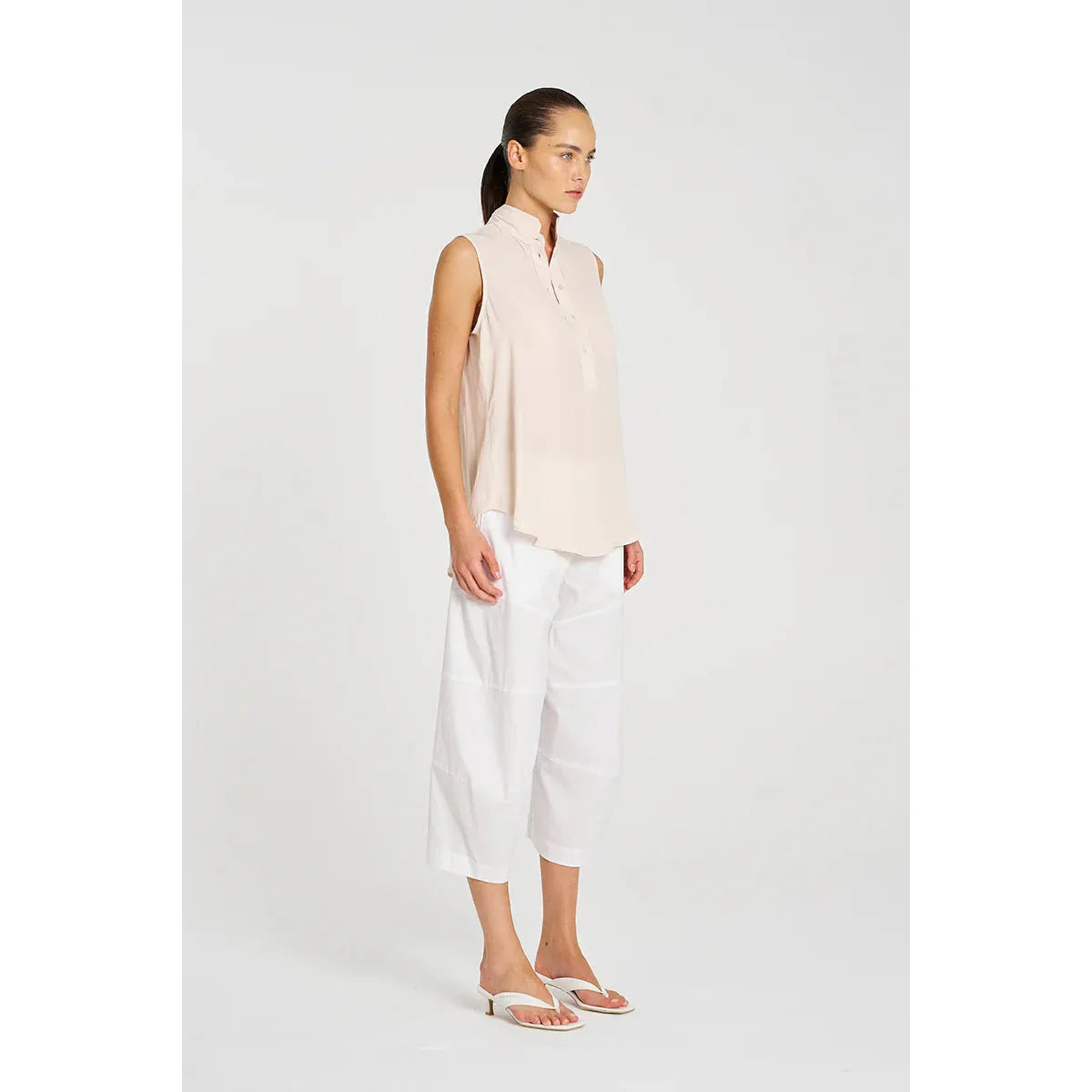 Mela Purdie Tab Slide Tank - Meringue  Mela Purdie Pisces Boutique