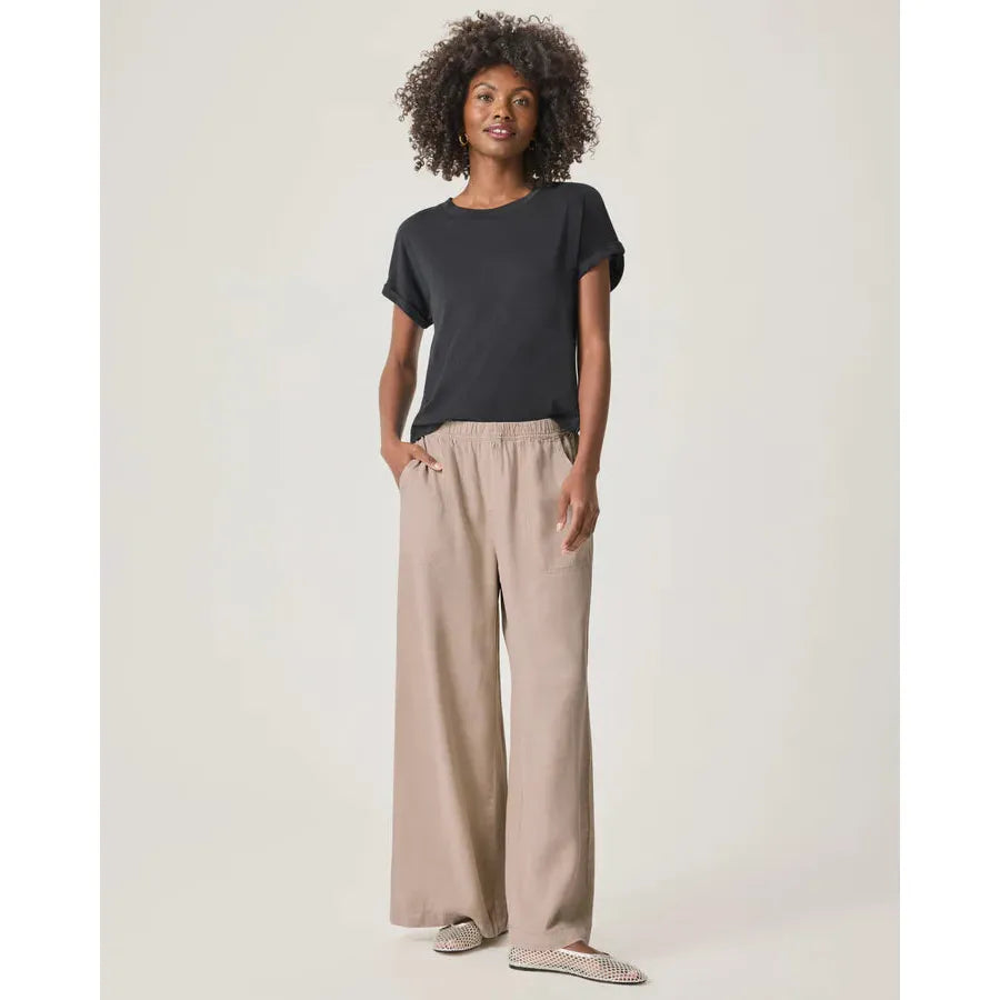 Splendid Angie Pallazzo Pant - Fawn
