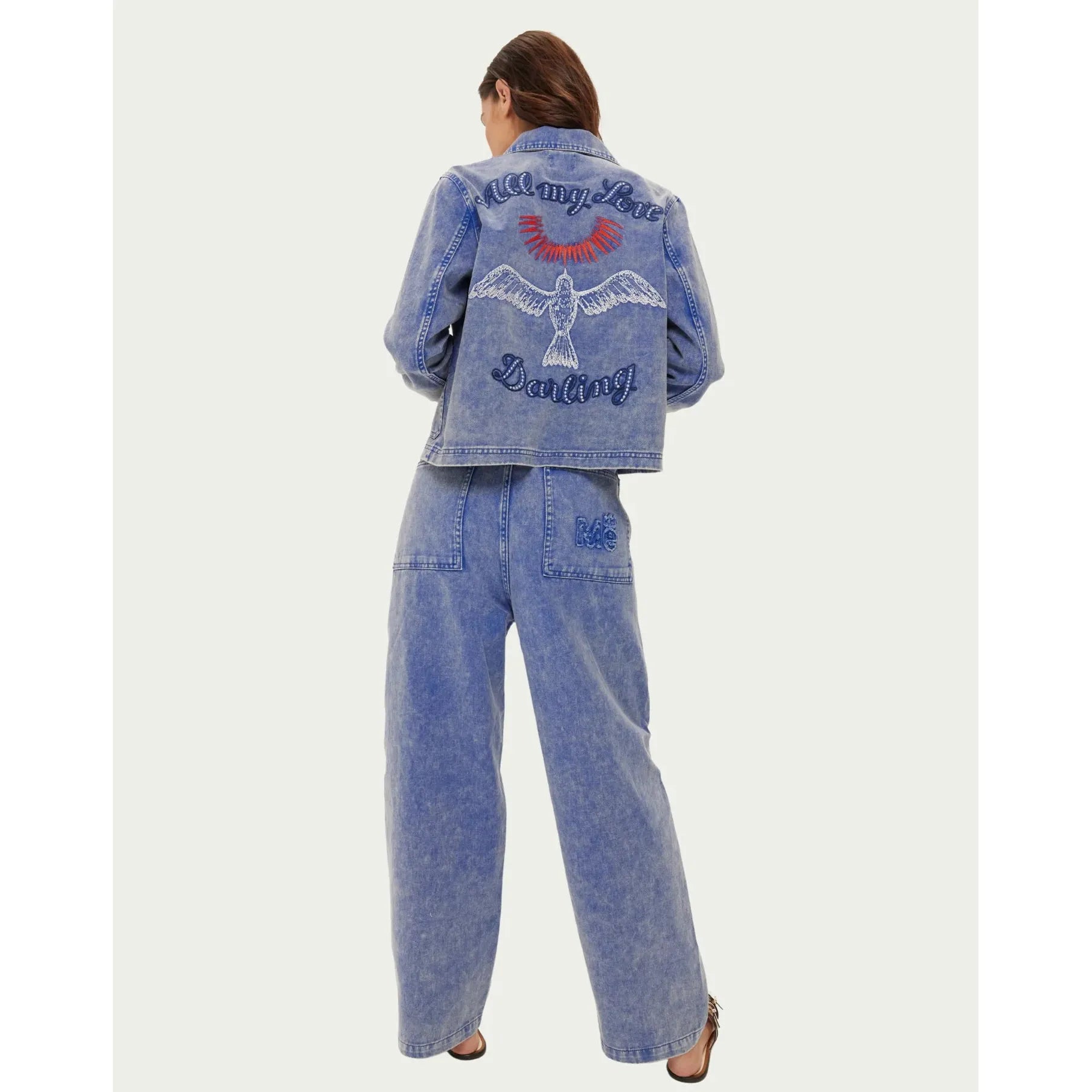 ME 369 Grace Utility Jacket - Indigo  ME369 Pisces Boutique