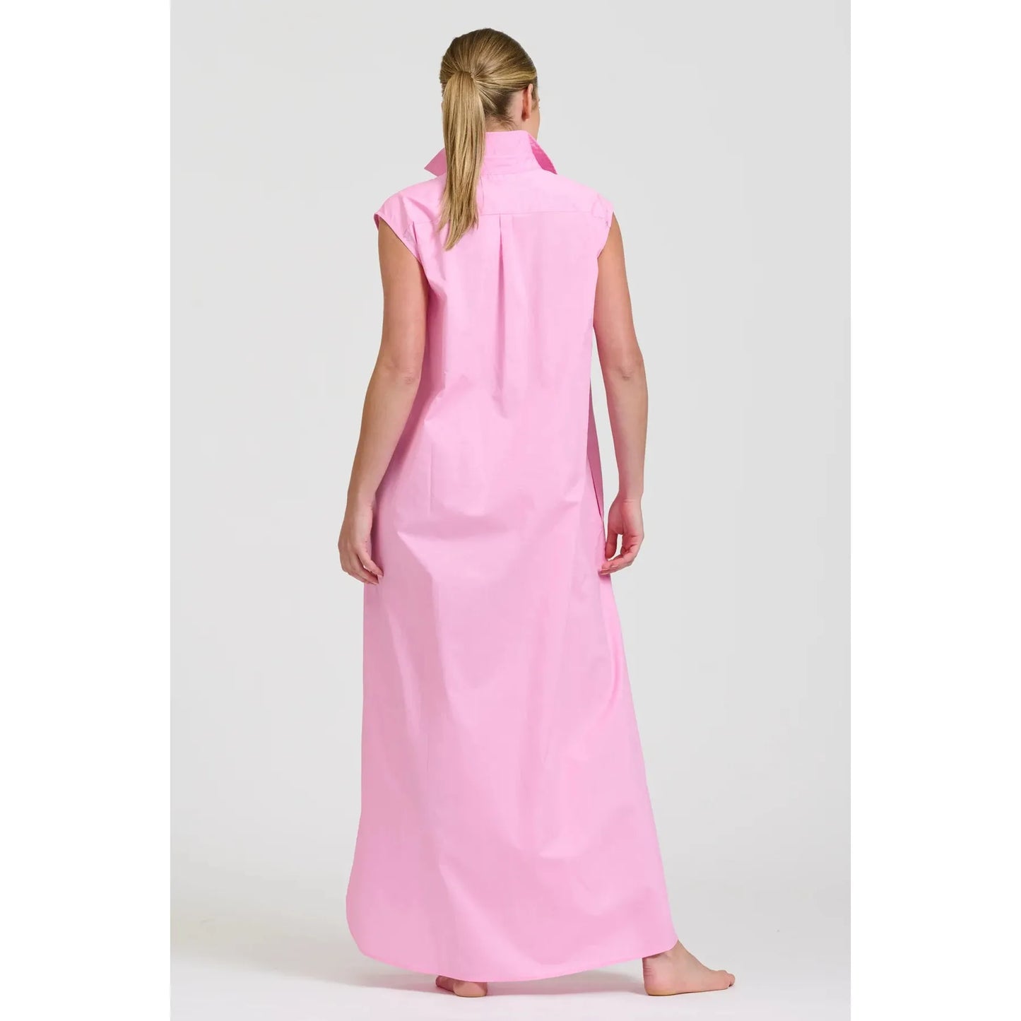 Shirty The Sabine Longline Shirt Dress - Pink  Shirty Pisces Boutique