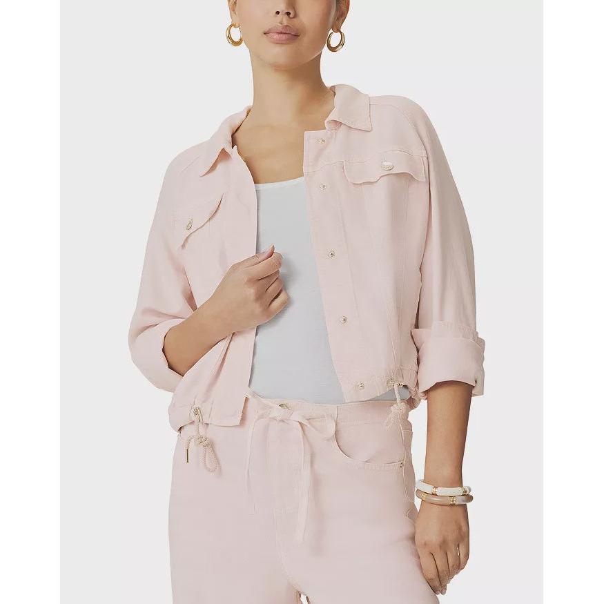 Splendid Lounge Denim Jacket Rose Petal  Splendid Pisces Boutique