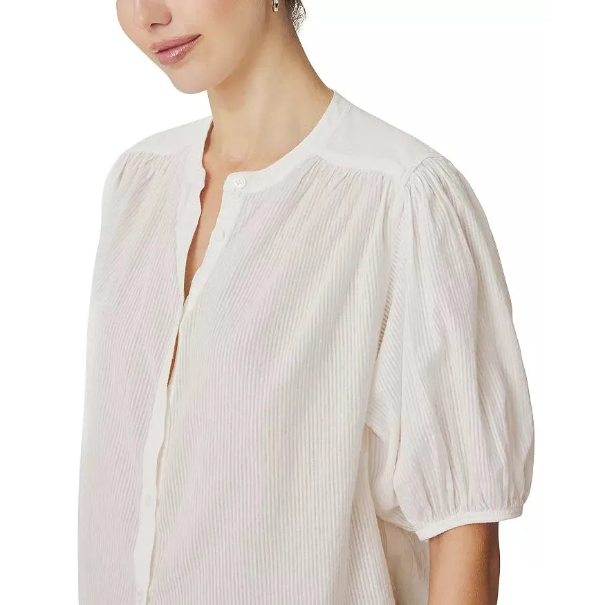 Splendid Madelyn Blouse Optic White  Splendid Pisces Boutique
