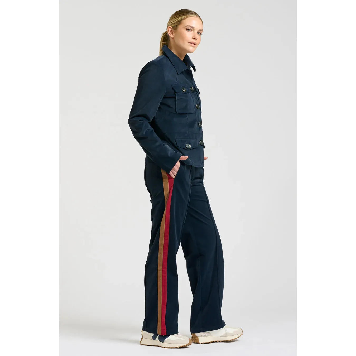 Shirty The Hemming Velvet Twill Jacket - French Navy  Shirty Pisces Boutique