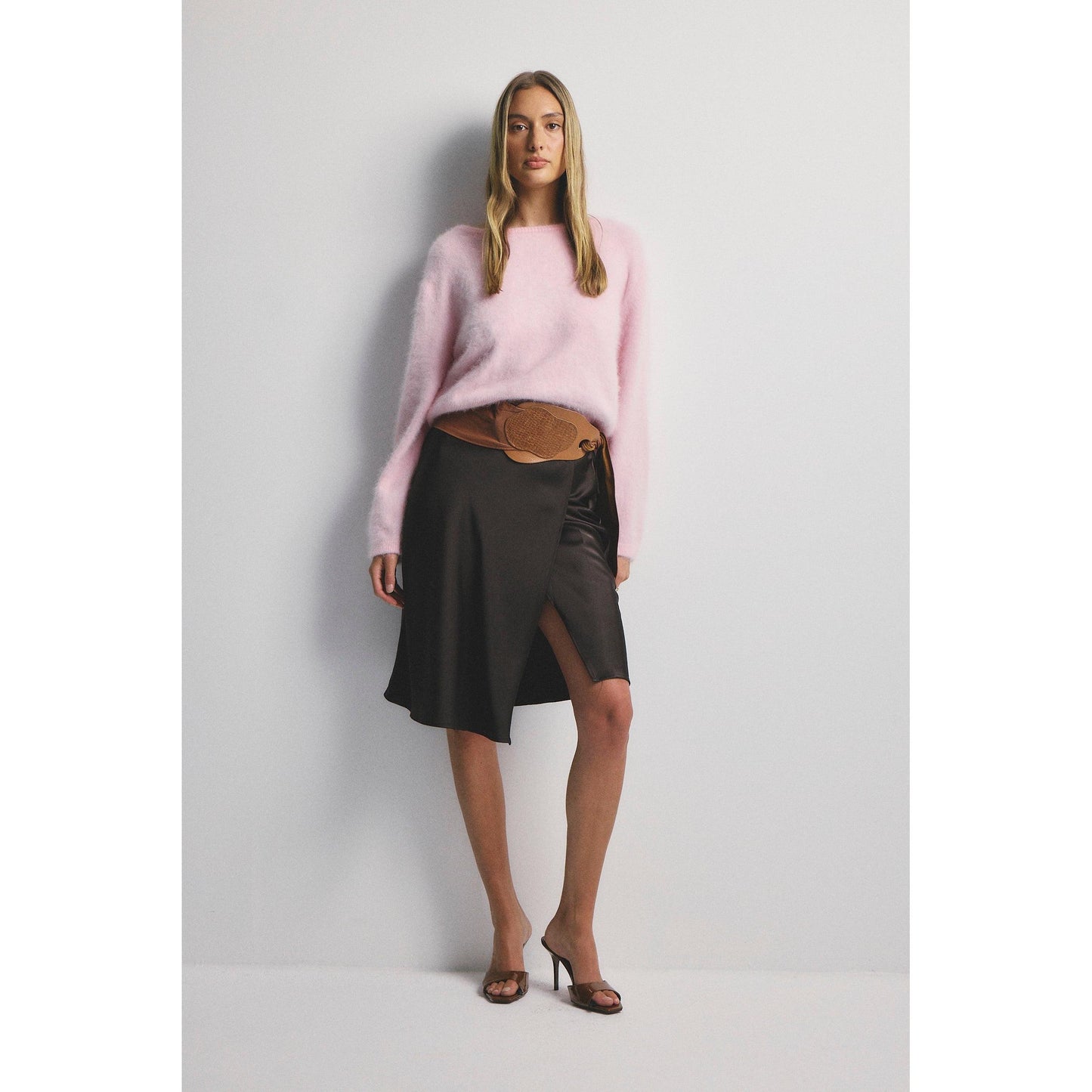 World Of Nomads Stella Cashmere Boat Neck Knit - Rosewater  World Of Nomads Pisces Boutique
