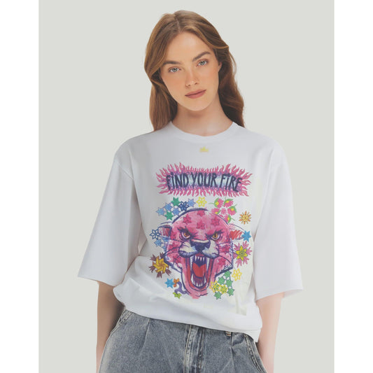 ME 369 Angelina Oversized T - Tiger  ME369 Pisces Boutique
