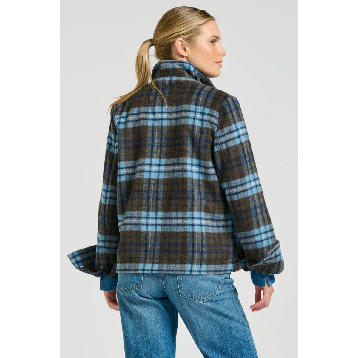 Shirty The Heston Jacket - Blue Plaid  Shirty Pisces Boutique