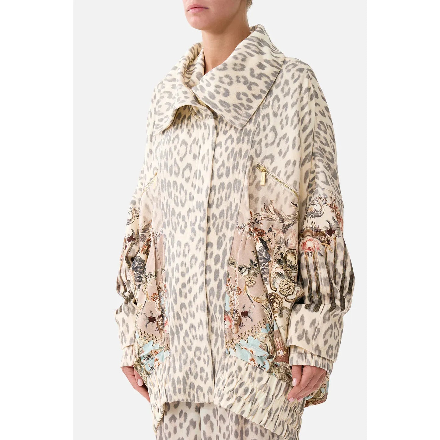 Camilla Oversized Jersey Parker Jacket - Aranjuez Animalia Arananim  Camilla Pisces Boutique