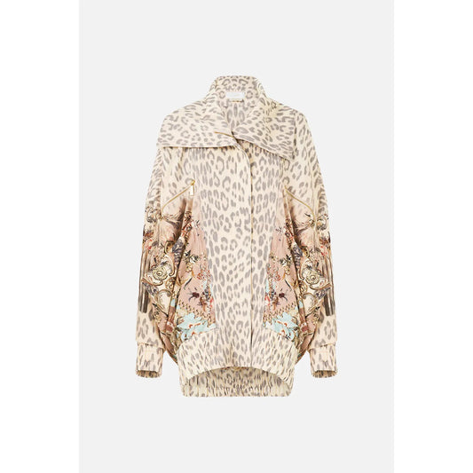 Camilla Oversized Jersey Parker Jacket - Aranjuez Animalia Arananim  Camilla Pisces Boutique