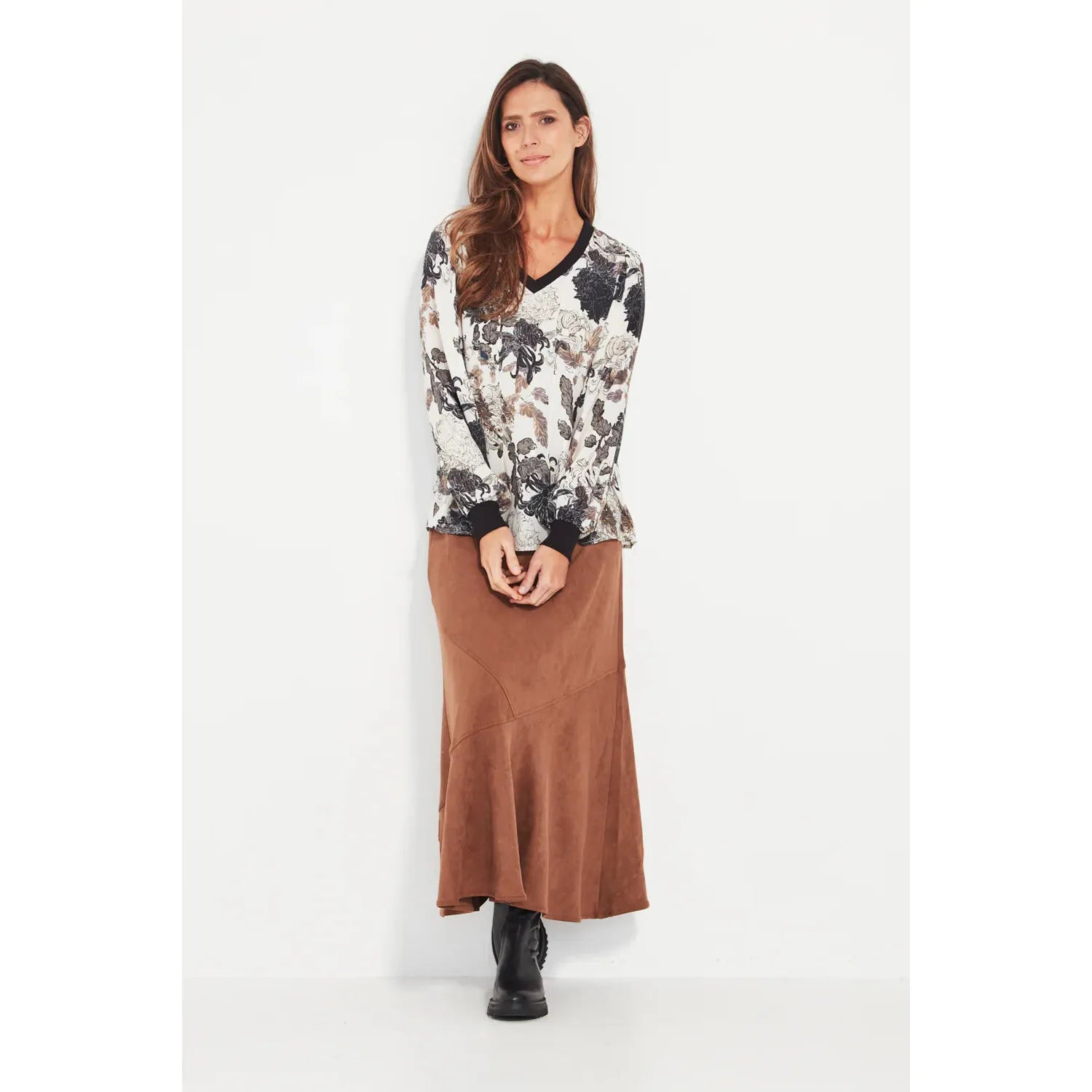 Verge Alina Skirt - Caramel  Verge Pisces Boutique
