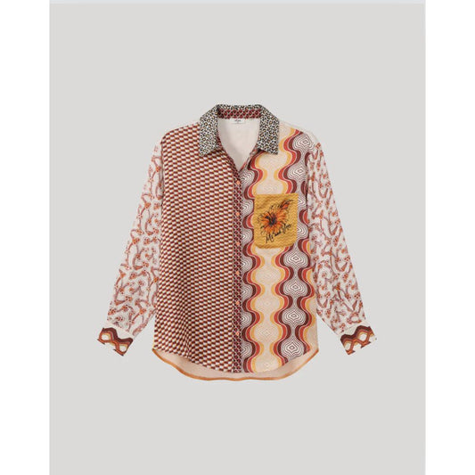 ME 369 Isabel printed Shirt - Sunset