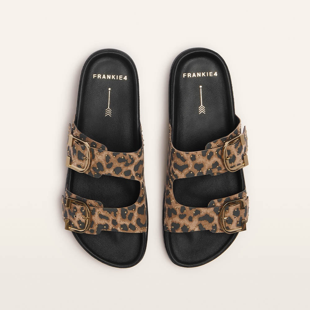 Frankie4 Deon - Leopard Print Suede Stud  Frankie4 Pisces Boutique