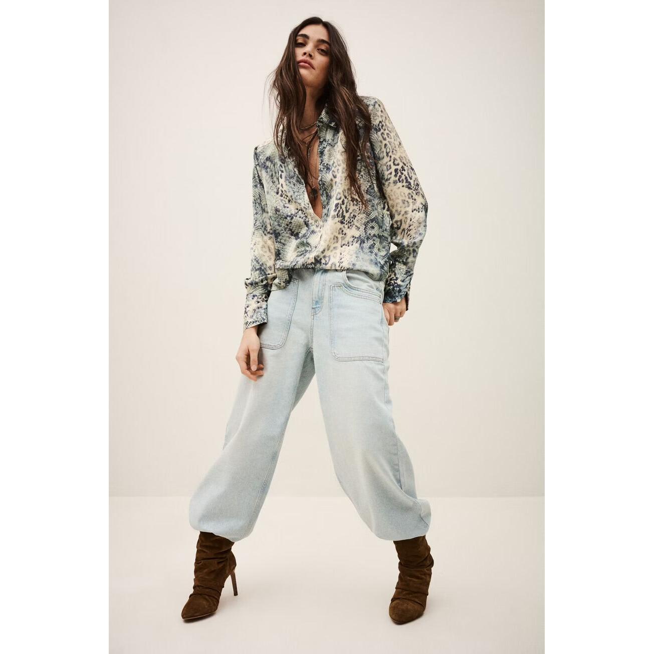 Ba&sh Cornelia Shirt - Bleu  Ba&sh Pisces Boutique