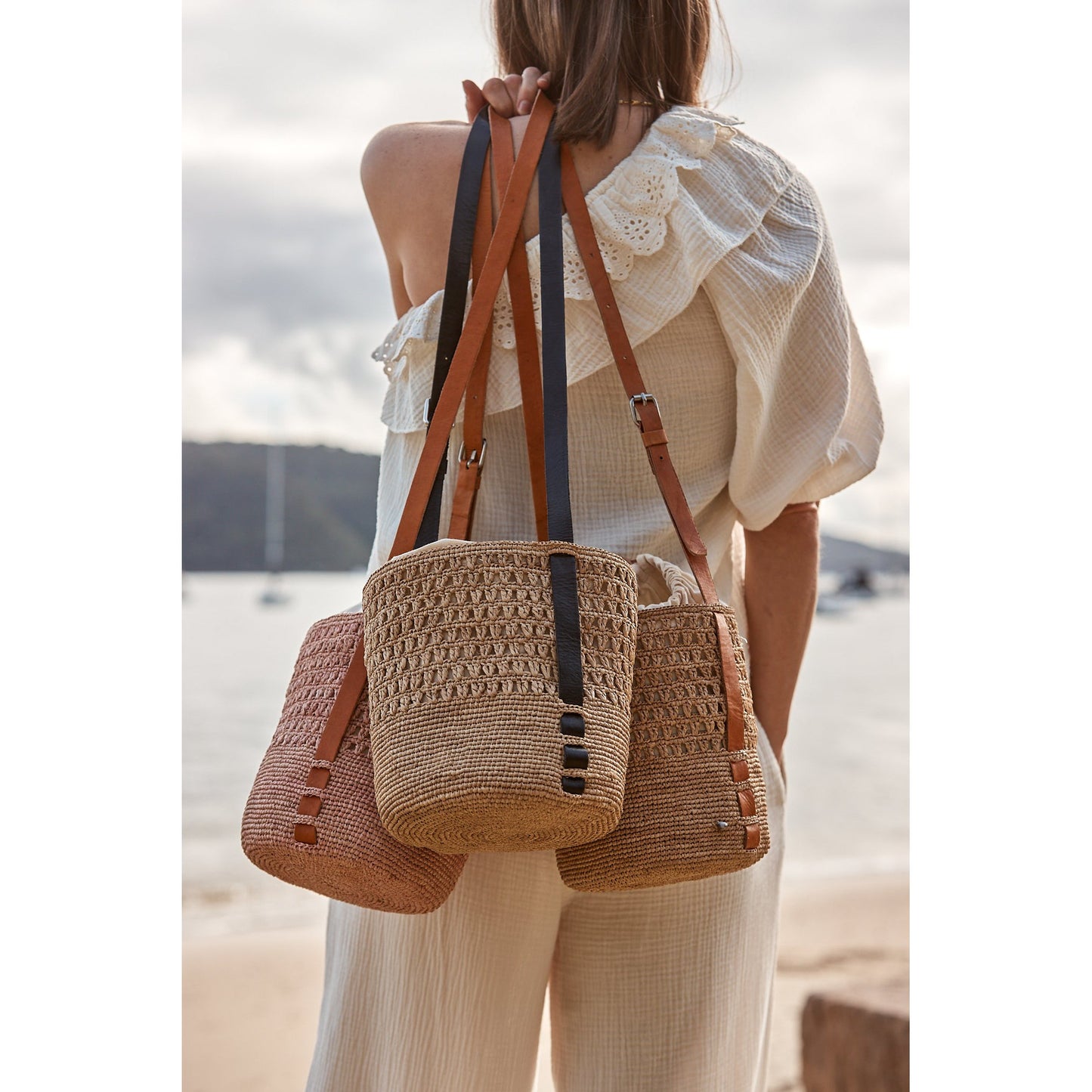 Made in Mada Aingo Bag - Natural Natural Leather