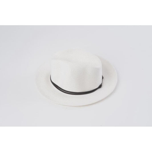 TRAVAUX EN COURS Borsalino Hat - White  trav-en-cours Pisces Boutique
