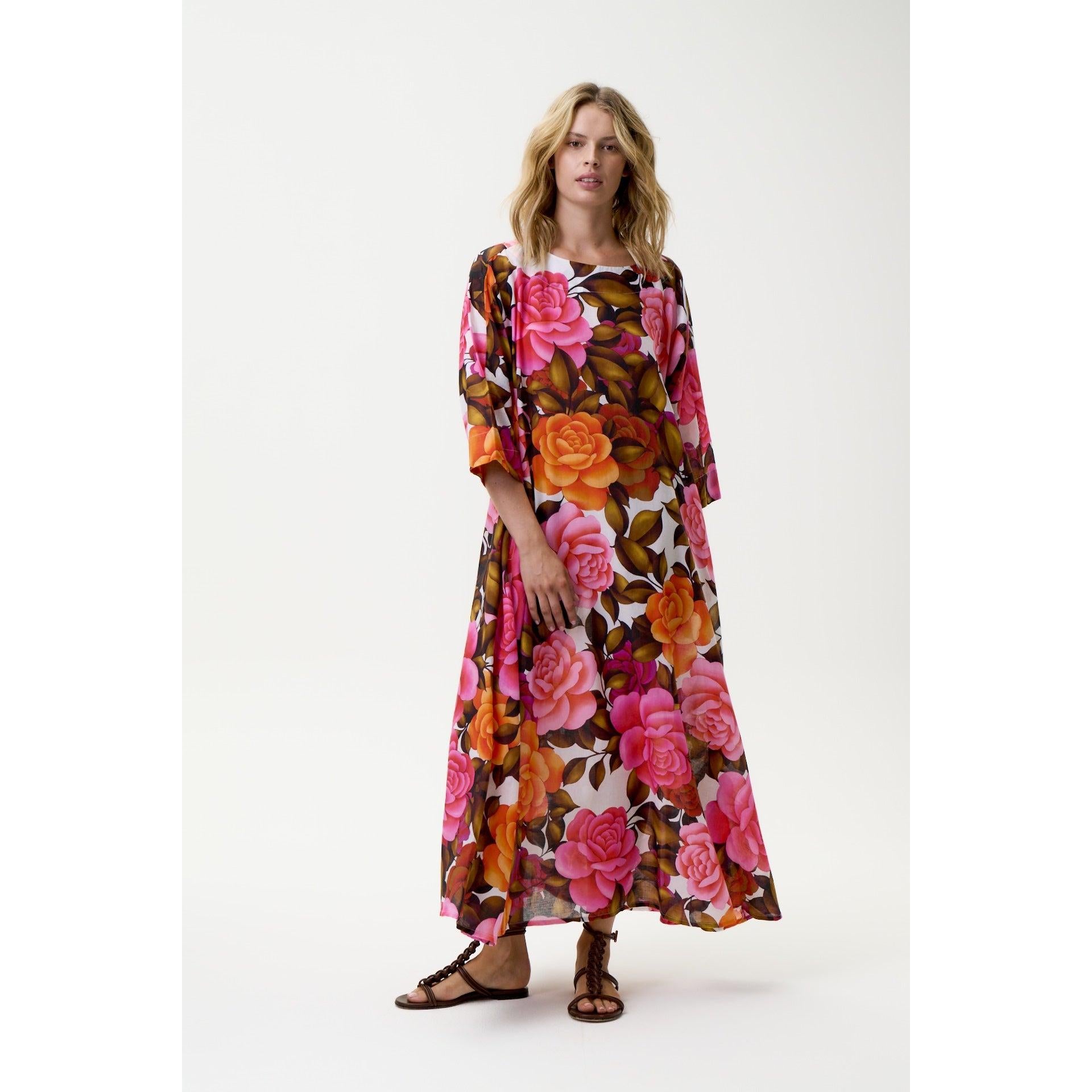 One Season Long Jackie-Deia-Cotton-Roses  One Season Pisces Boutique