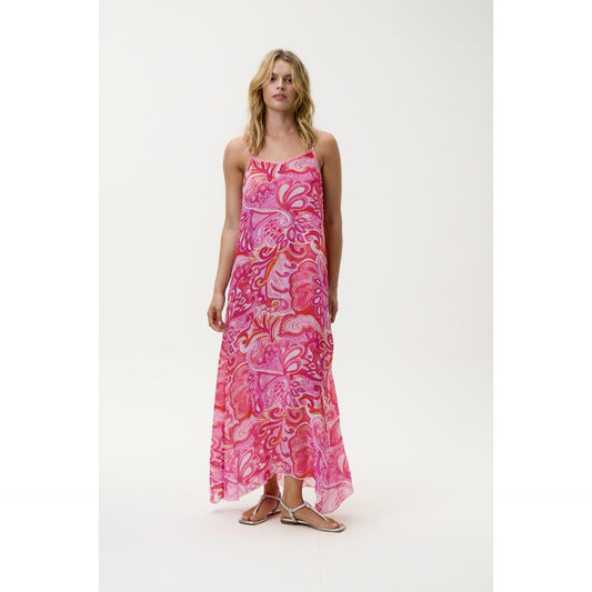 One Season - Antoinette Slip - Merida - Viscose - Pink Swirl  One Season Pisces Boutique