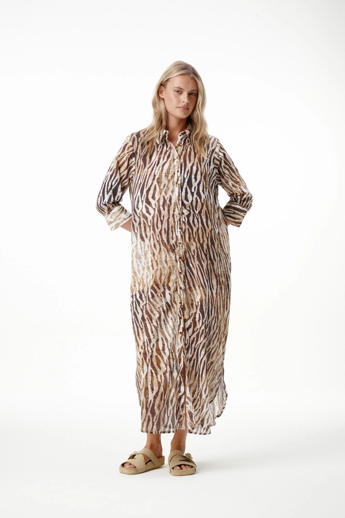 One Season Long Daisy - Savanna - Cotton Brown  One Season Pisces Boutique