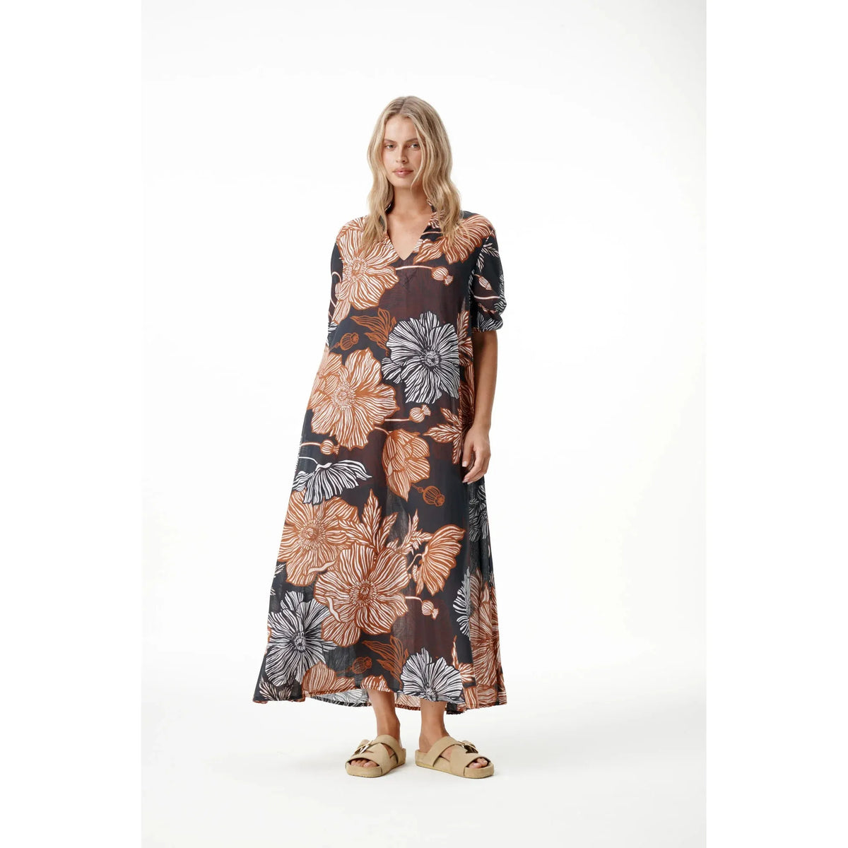 One Season Long Grace - Desert - Cotton Black / Tan