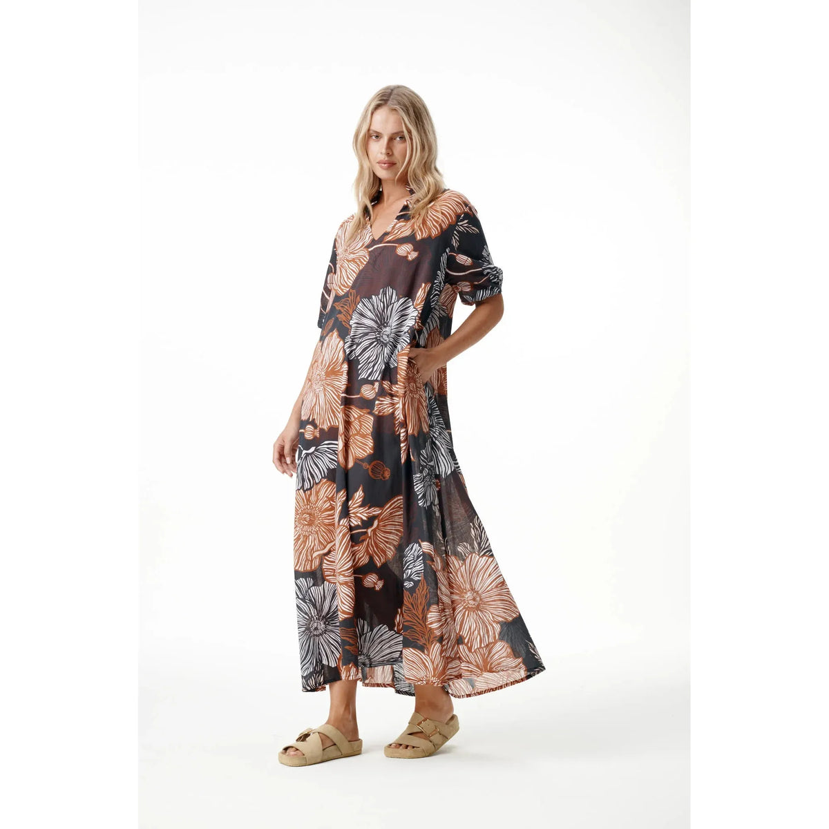 One Season Long Grace - Desert - Cotton Black / Tan