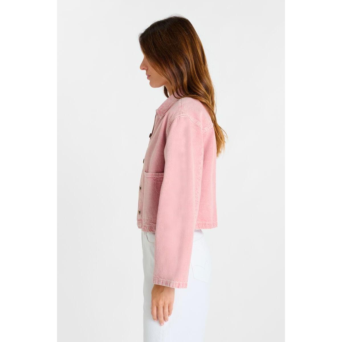 Le Temps Des Cerises Aksel Denim Jacket - Cameo  Le Temps Pisces Boutique