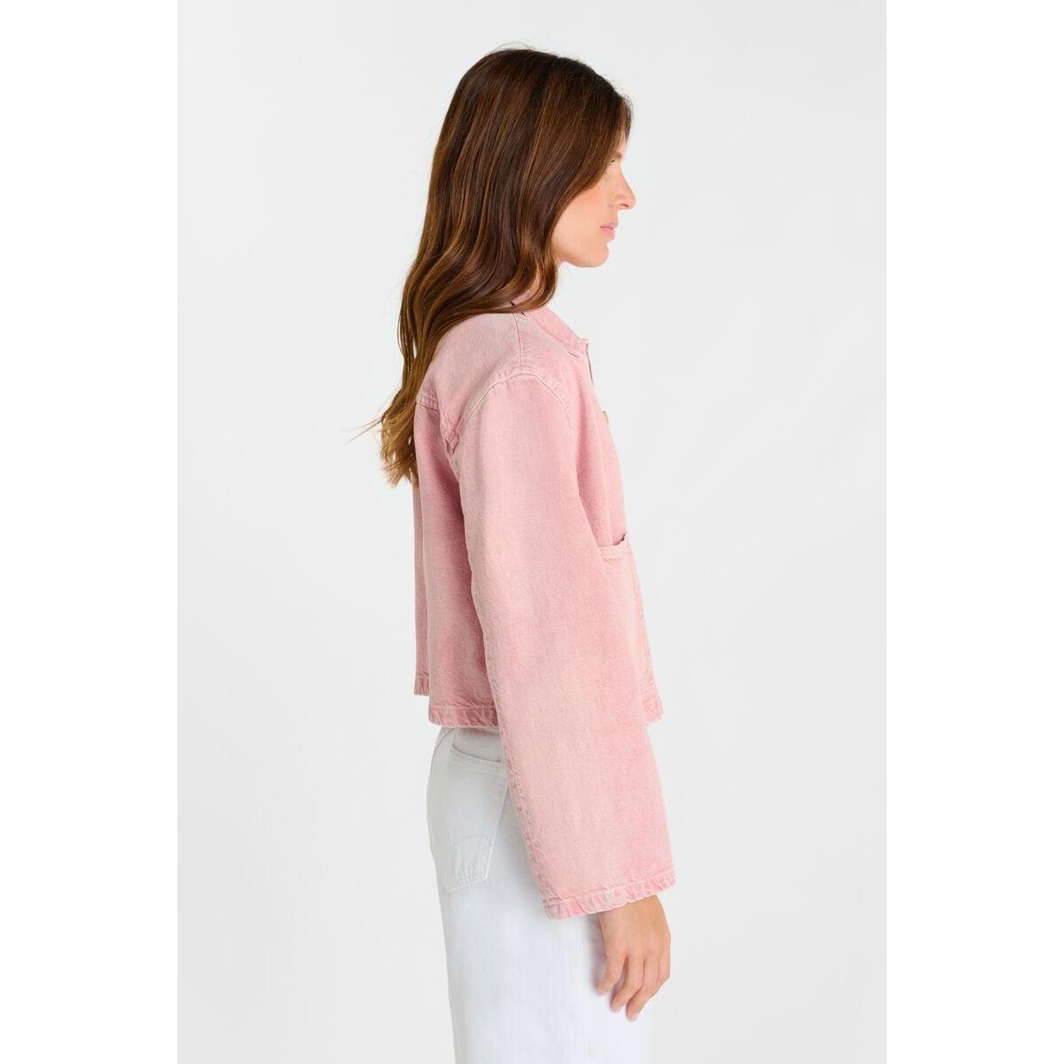 Le Temps Des Cerises Aksel Denim Jacket - Cameo  Le Temps Pisces Boutique