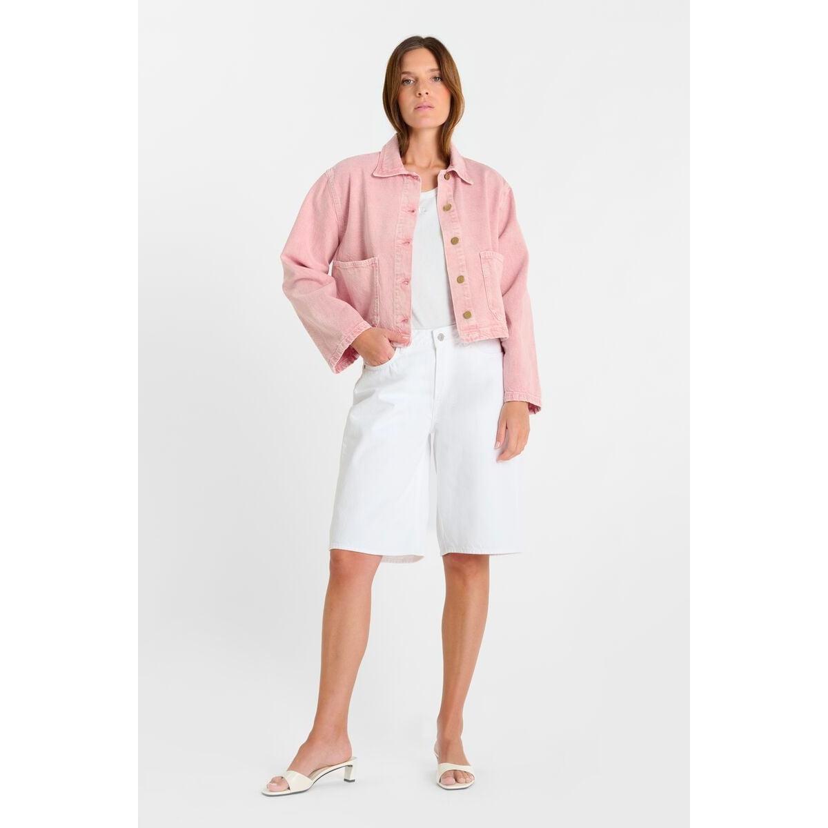 Le Temps Des Cerises Aksel Denim Jacket - Cameo  Le Temps Pisces Boutique