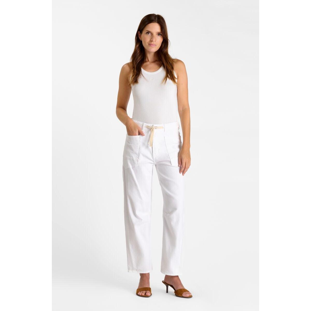 Le Temps Des Cerises Madie Jean - White  Le Temps Pisces Boutique