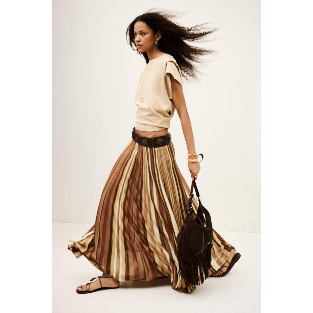 Ba&sh Rima Rainbow Skirt - Multi  Ba&sh Pisces Boutique