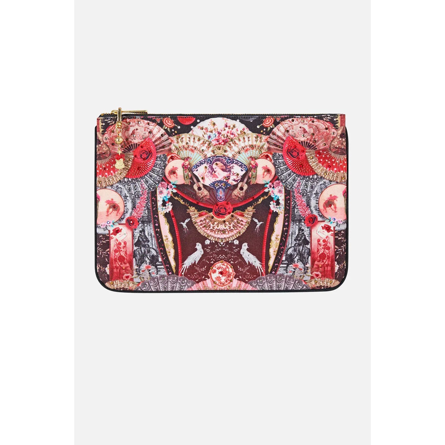 Camilla Canvas Clutch - Daughters Of Duende Daugduen  Camilla Pisces Boutique