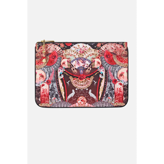 Camilla Canvas Clutch - Daughters Of Duende Daugduen  Camilla Pisces Boutique