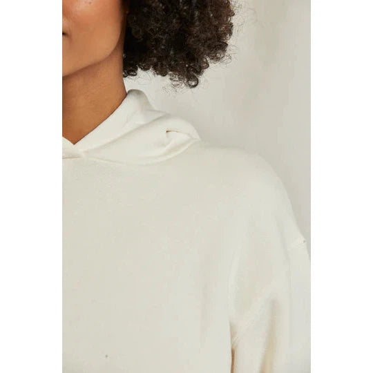 Perfect White Tee Kokomo Hoodie - Bright Ivory